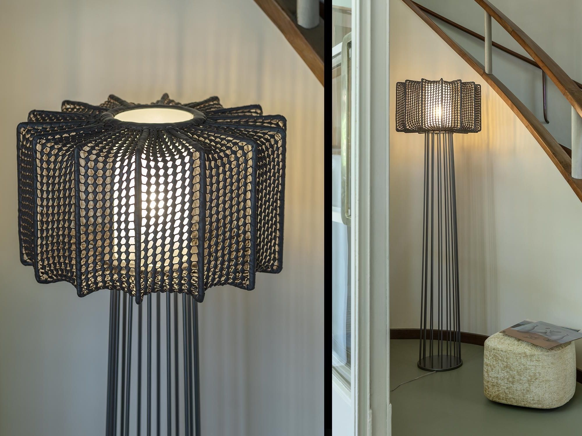 Кожаный торшер Natevo Arno ARCH-00019925 - Вид №3