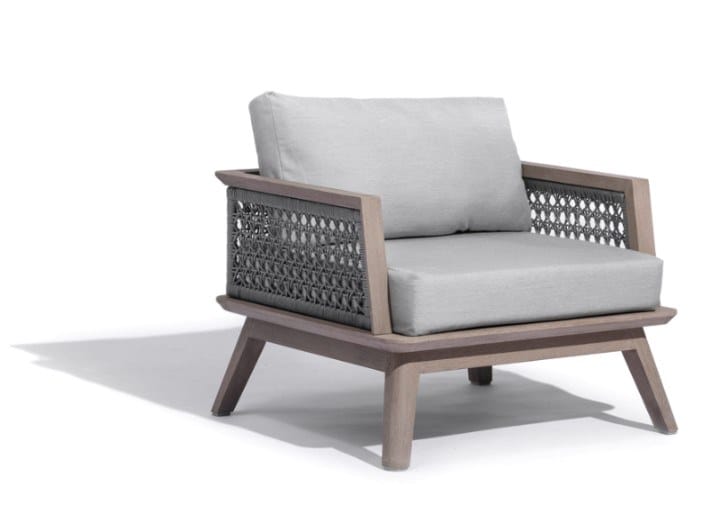 Веревочное садовое кресло с подлокотниками Les Jardins® Mira ARCH-00108928