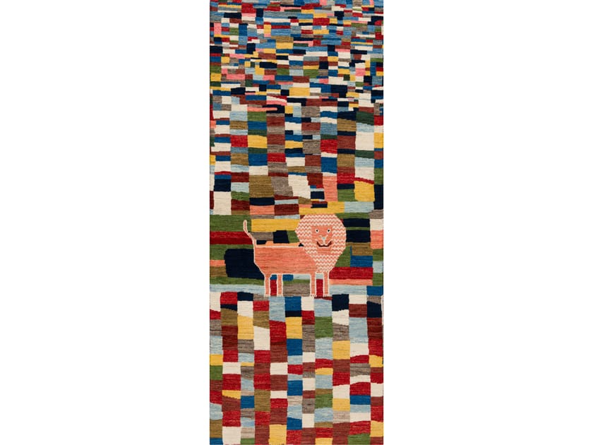 Прямоугольный шерстяной ковер на заказ Zollanvari Бродячие звери - Флора и фауна Габбе ARCH-00108065