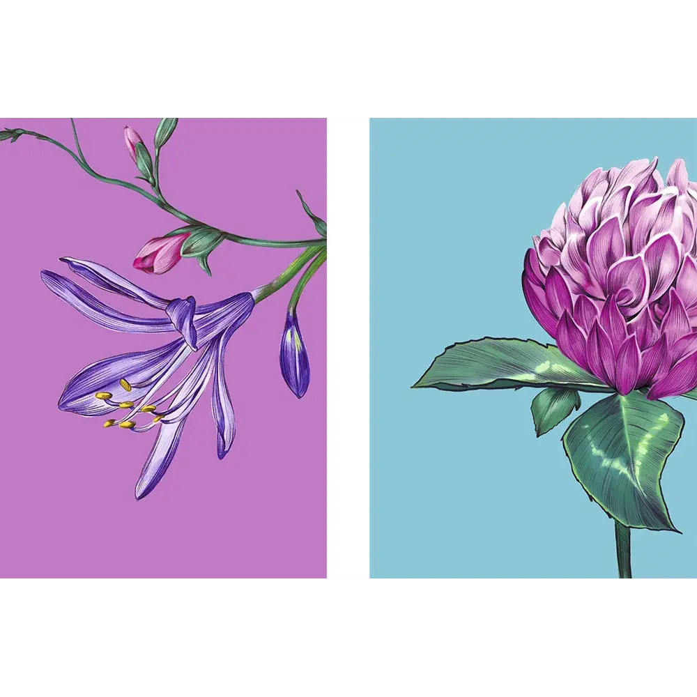 Постер В розовом цвете 50x70 см 2 шт АРТ ДИЗАЙН STLM-2192949