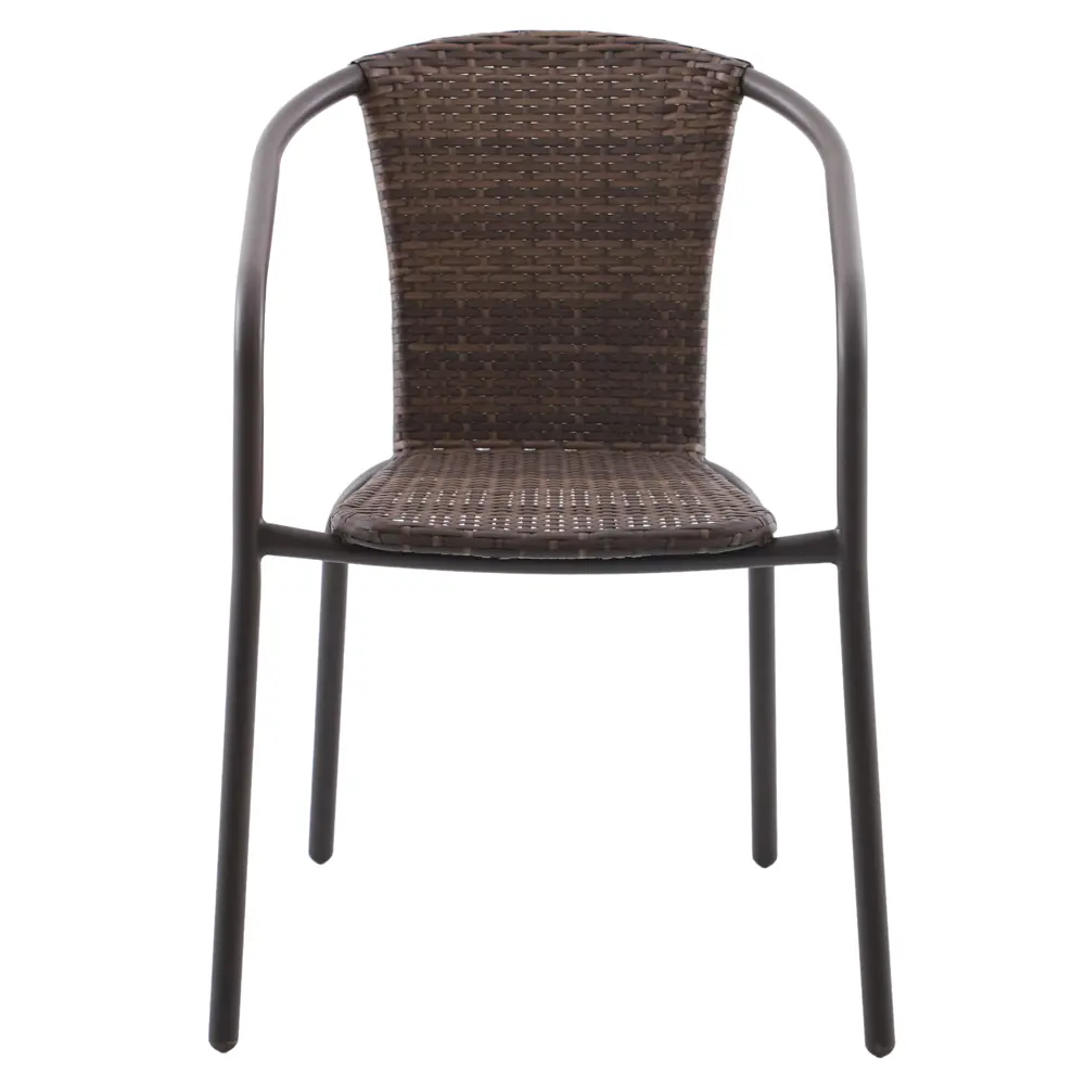 Стул садовый BEGINIA Elia 58x53x77 см сталь коричневый STLM-2122606 - Вид №5