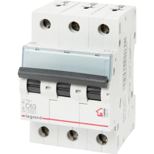 Автоматический выключатель Legrand TX3 3P C63 А 6 кА