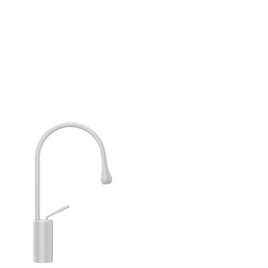 Смеситель для умывальника 33604 279 Gessi Goccia МАТОВО-БЕЛЫЙ 33604279