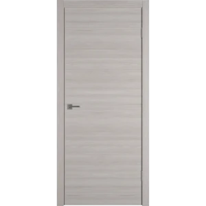 Комплект двери Канзас глухая 90x200 см ПВХ цвет дуб европейский серый без доборов