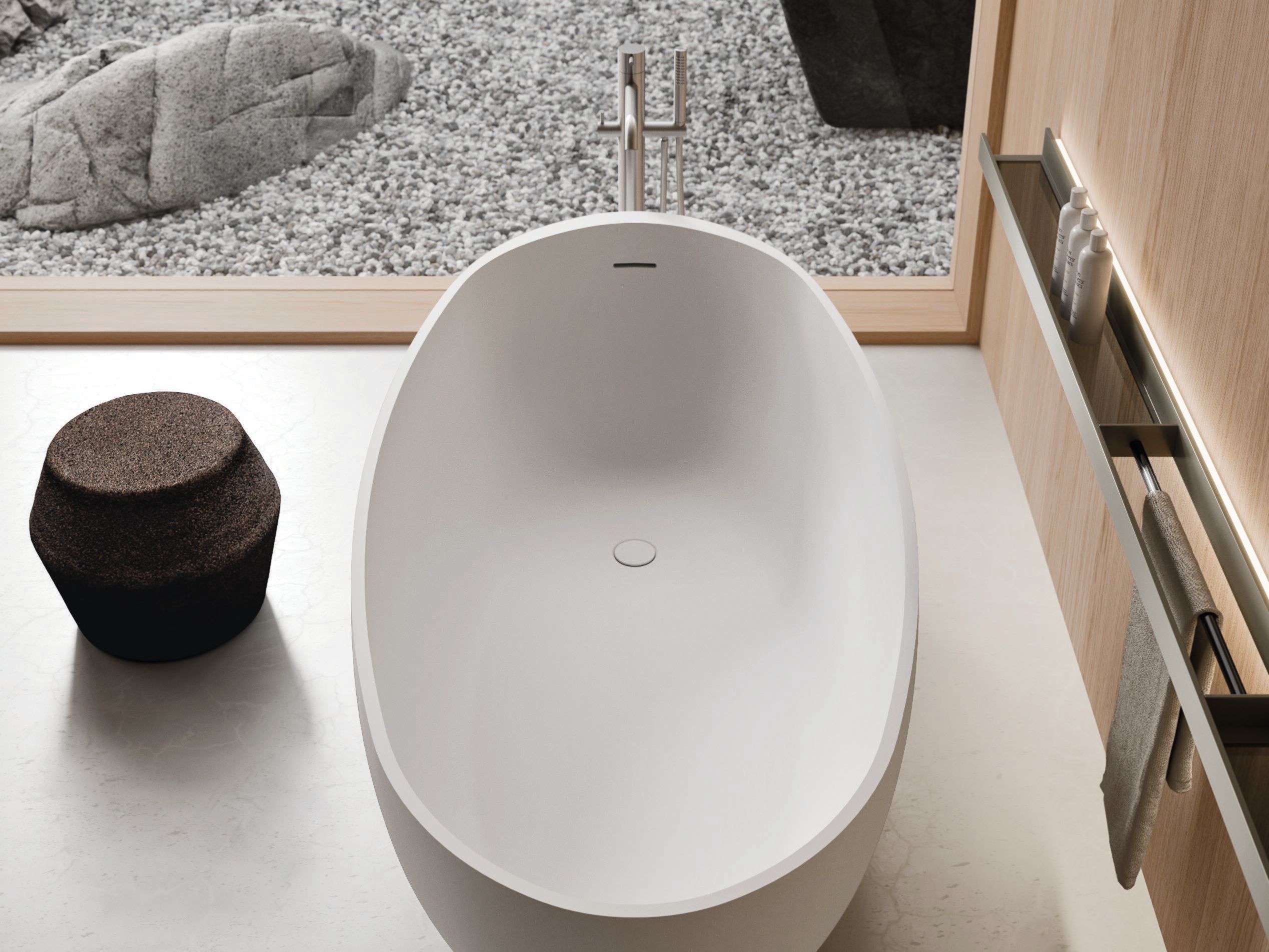 Мебель для ванной комнаты из дуба и алюминия Noorth Fjord ARCH-00098259 - Вид №4