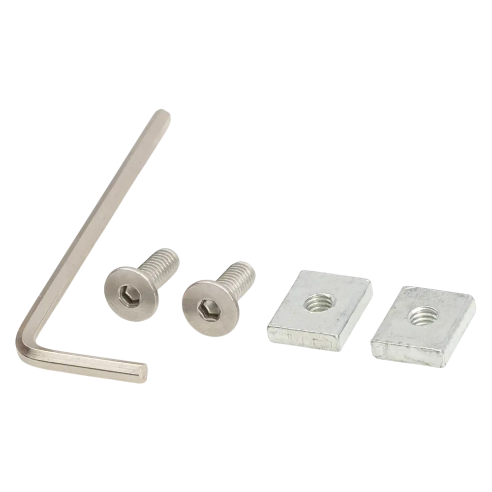 Держатель Orbis Квадро для первой штанги алюминий цвет белый 15 см STLM-2145990 - Вид №3