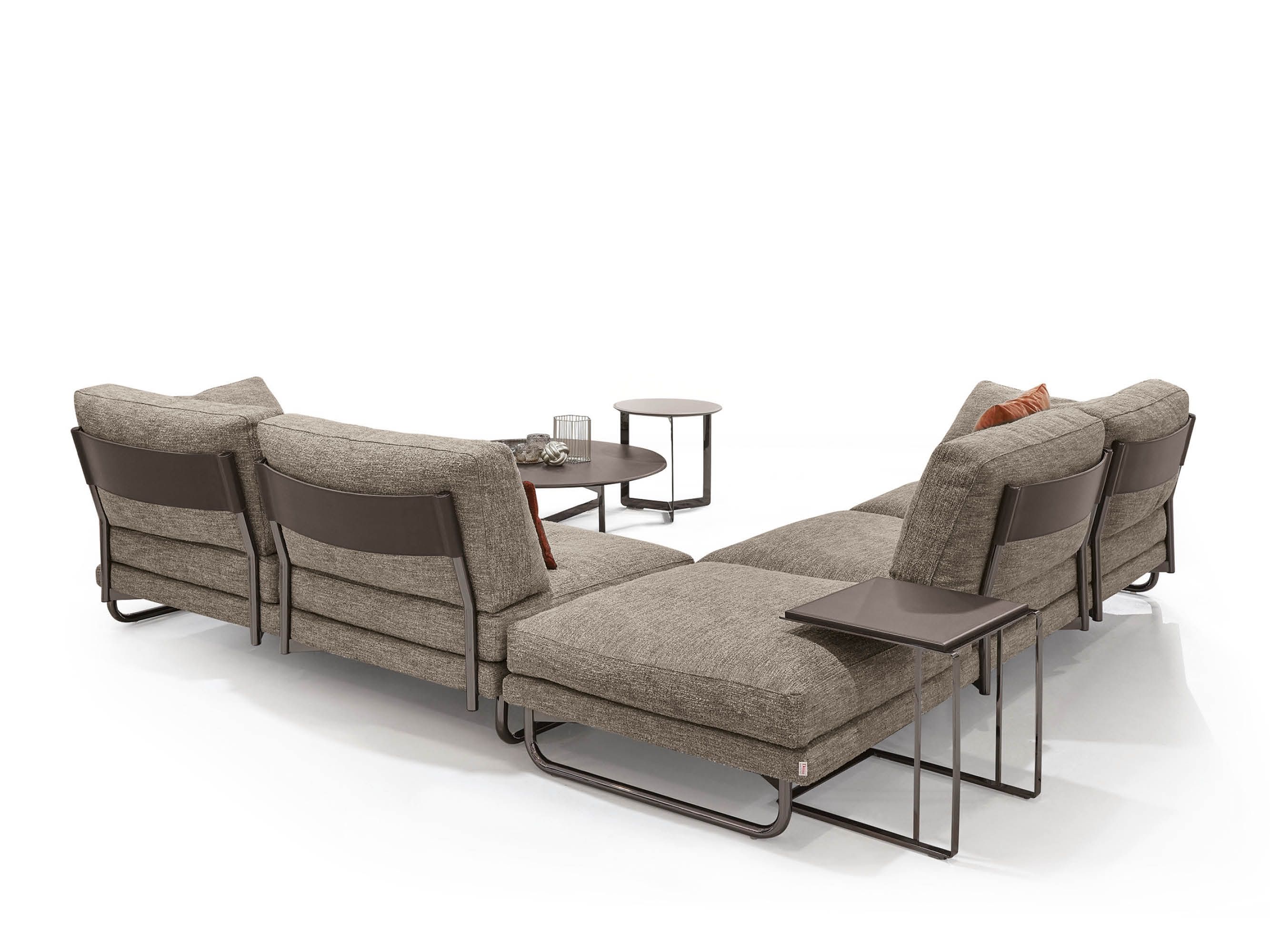 Модульный угловой диван из ткани Dema Alef ARCH-00101244