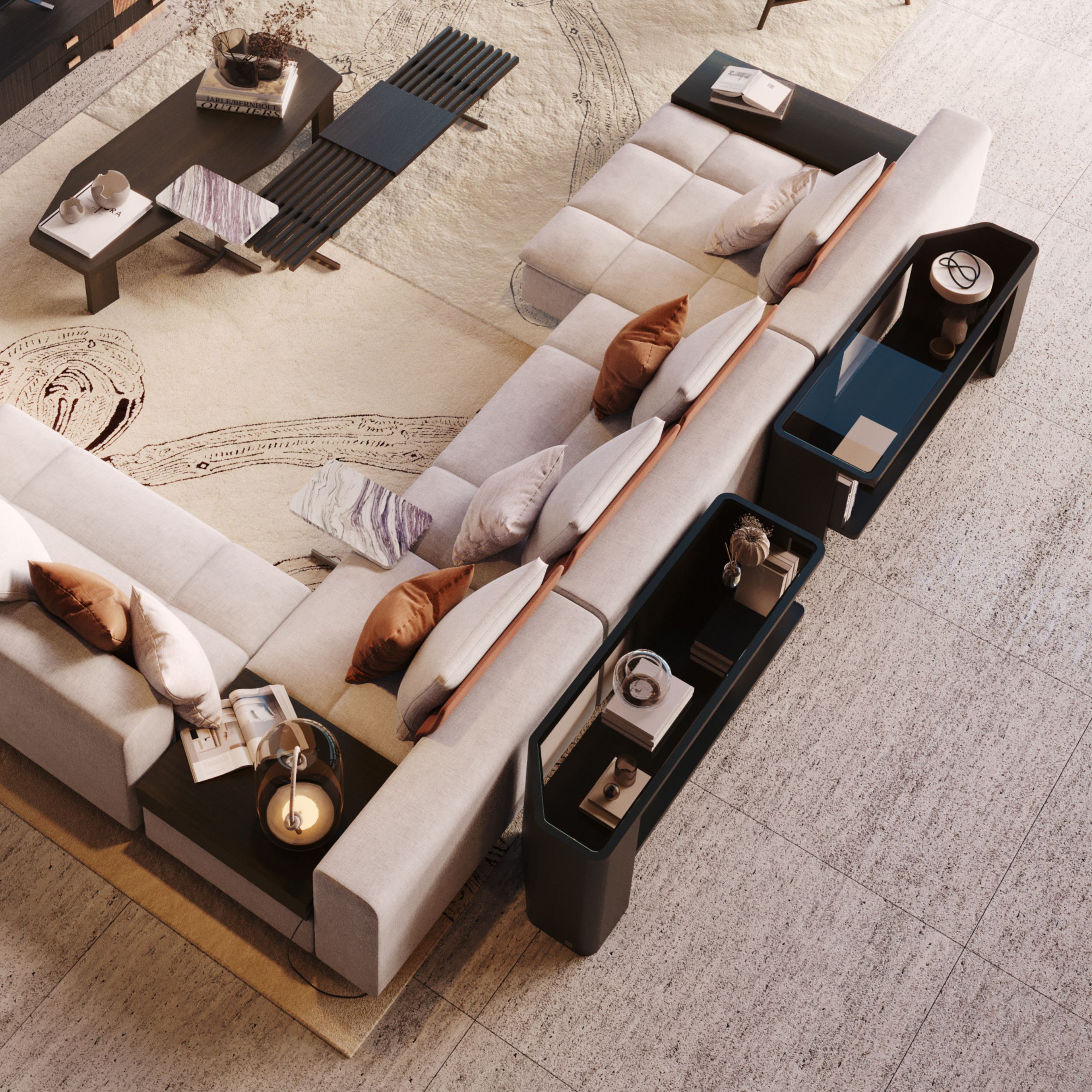 Деревянная консоль Stylish Club Margem ARCH-00037435 - Вид №2