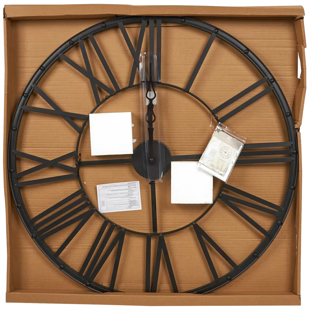 Часы настенные Atmosphera Retro Factory ø70 см, металл, цвет чёрный STLM-2159190 - Вид №4