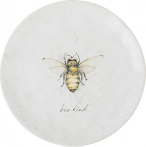 10672176 Certified International Тарелка закусочная Certified Int. Пчелки. Bee kind 21см, керамика Керамика