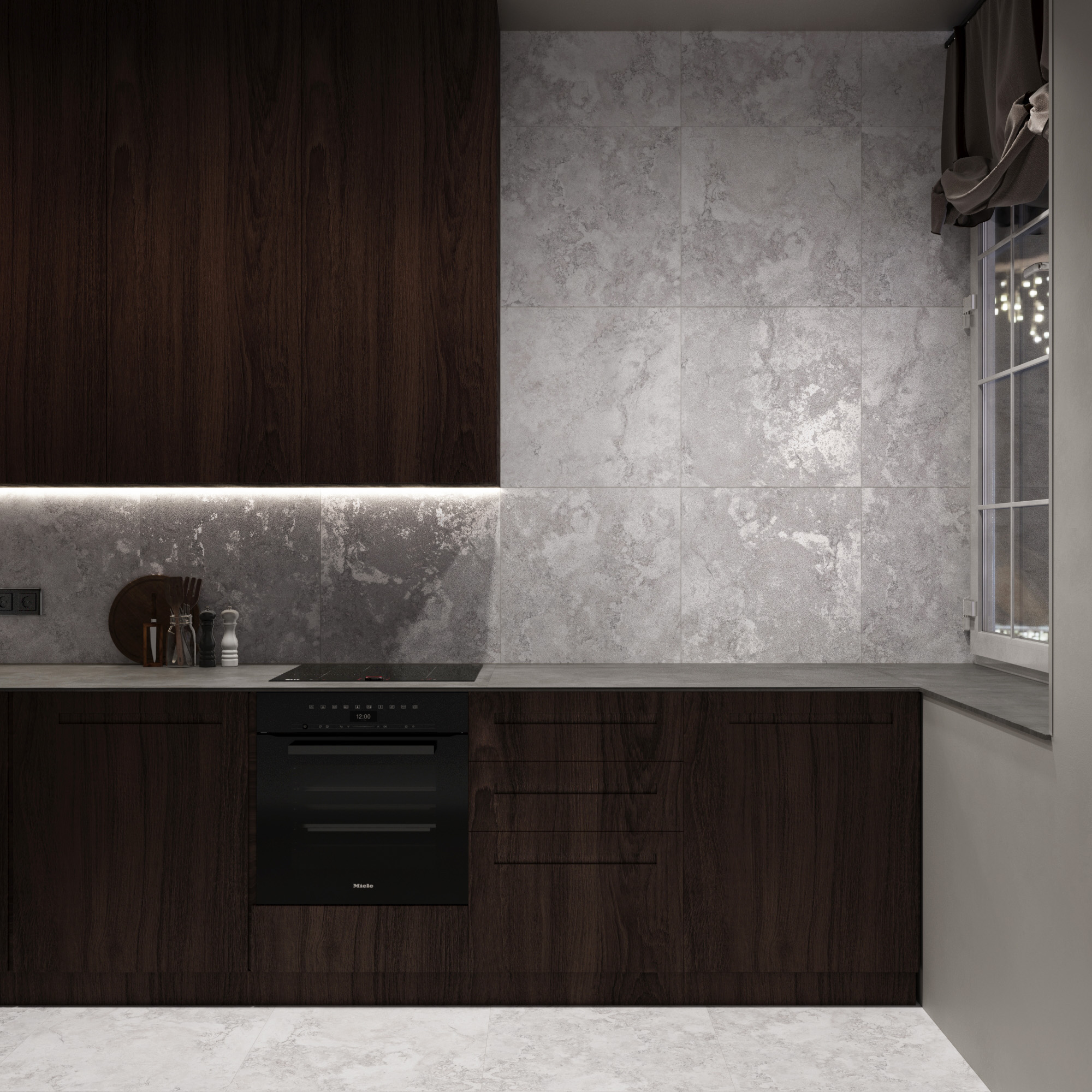Керамогранит SEASTONE BIANCO 60х60 Arcadia Ceramica CR6013-A 
