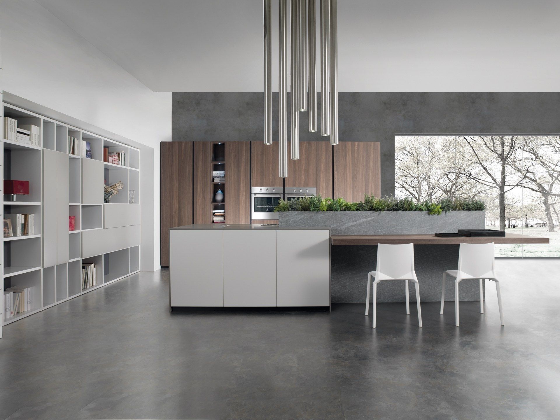 Встроенная кухня с островом Floritelli Cucine ARCH-00035415 - Вид №1