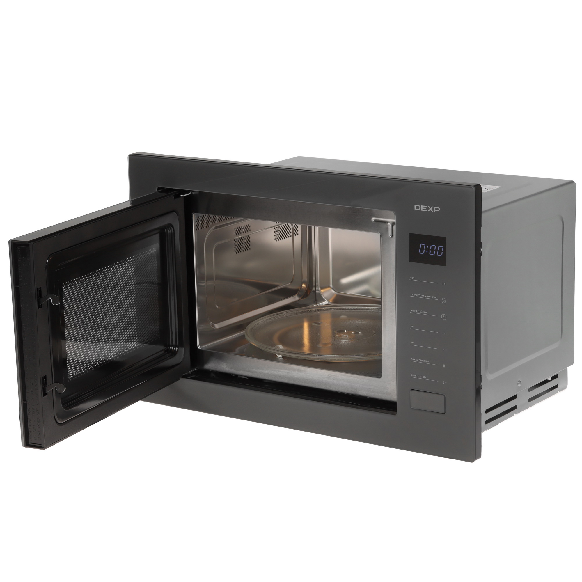 9202784 Встраиваемая микроволновая печь DEXP FD02 серый STDN-0077209 - Вид №4