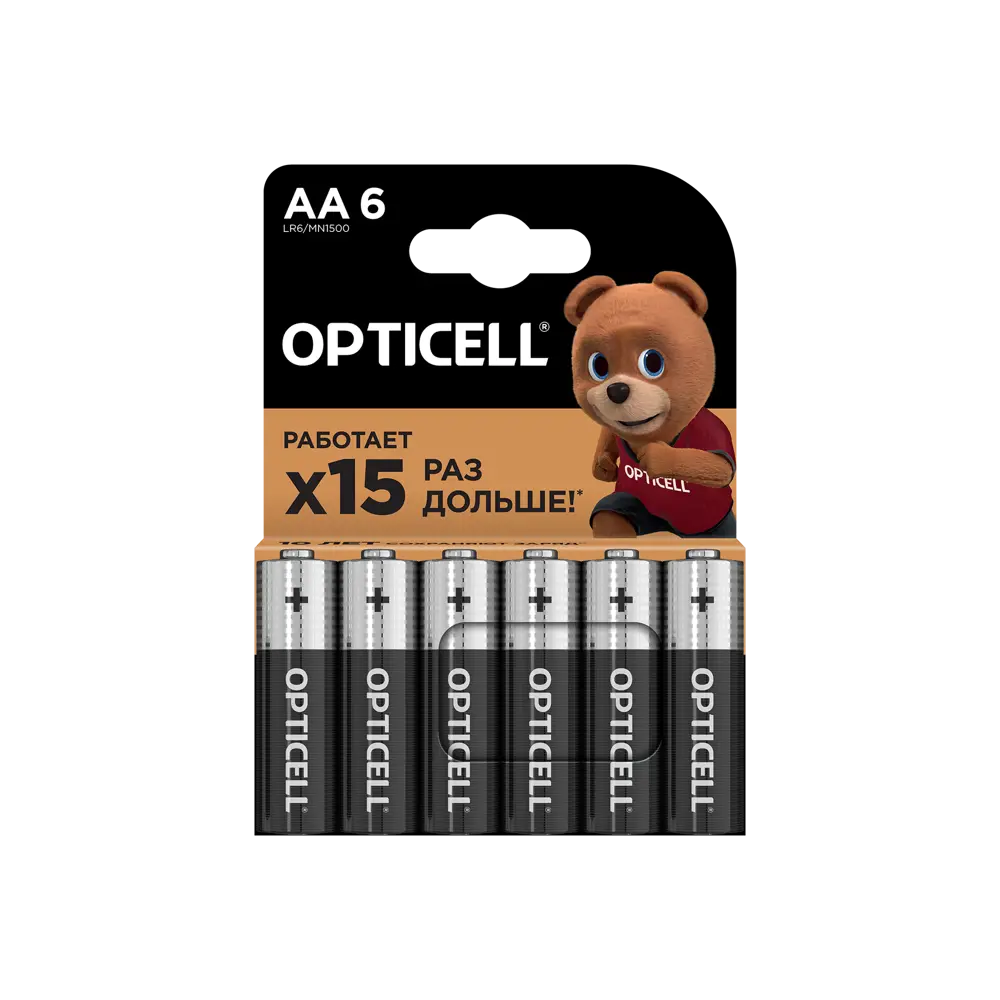 Алкалиновые батарейки Santreyd Opticell Basic AA 6 шт — надежное питание для дома 89361706 STLM-1104665