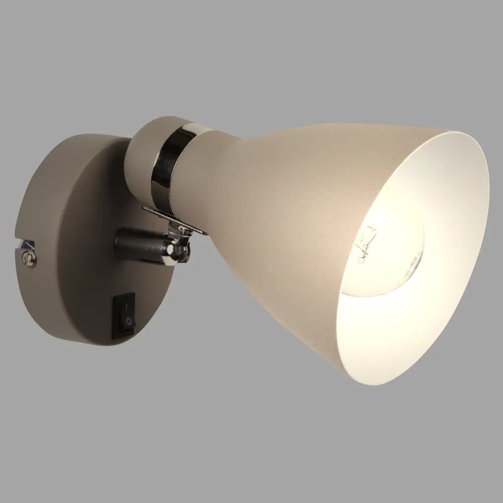 Спот поворотный Merco 1xE27x40 Вт металл цвет серый Arte Lamp STLM-2058736 - Вид №3