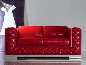 Modenese Gastone 2-х местный кожаный диван Minimal baroque 42402