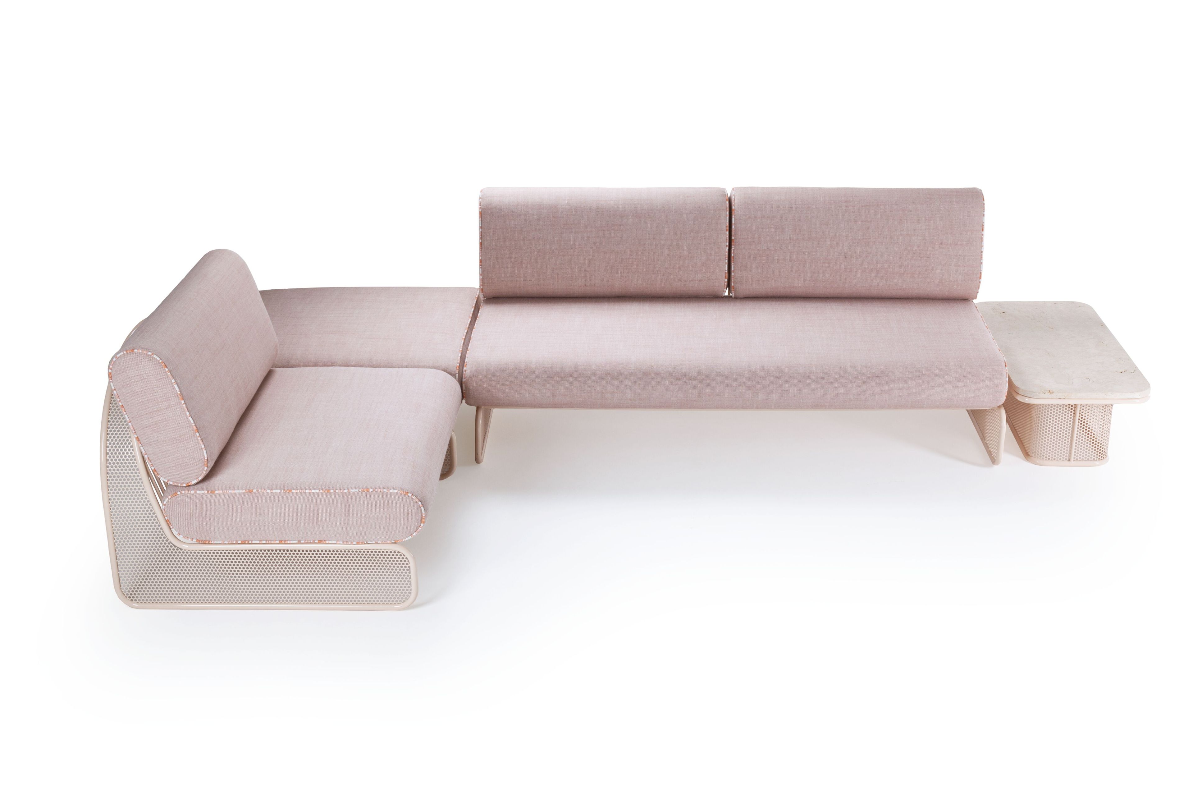 Ткань квадратный сад пуфик Mambo Unlimited Ideas Ривьера ARCH-00029123 - Вид №1