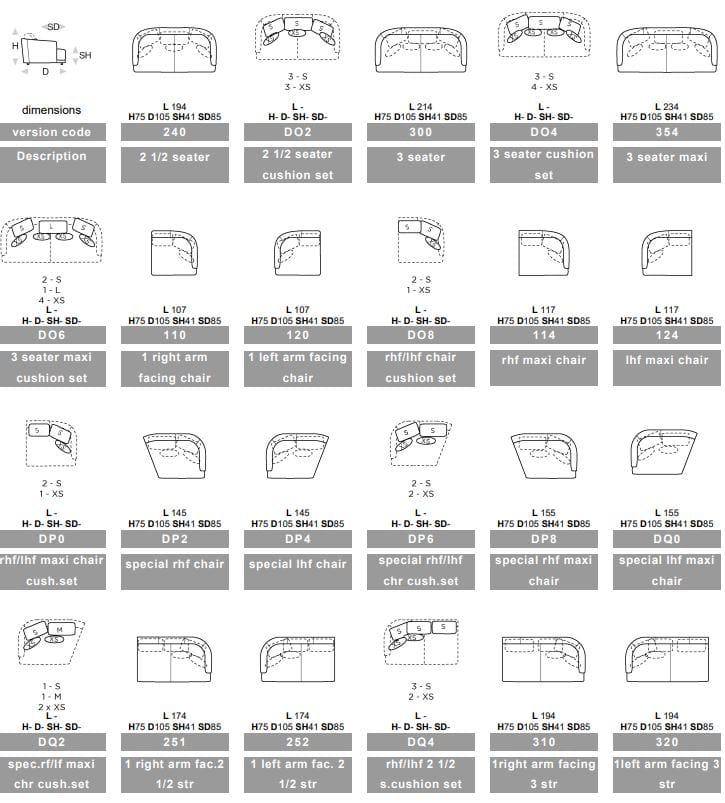 Съемный диван из ткани Calia Italia Superior ARCH-00022604 - Вид №7