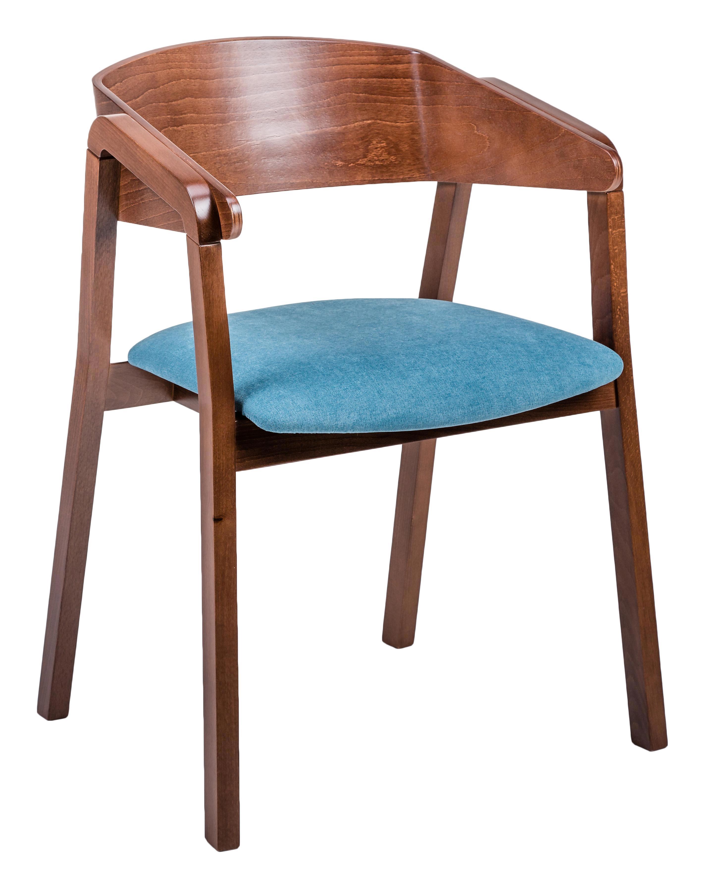 91078018 Кухонный стул noce 59.5x77x50 см микровелюр цвет голубой Dalia STLM-0472412 R-HOME