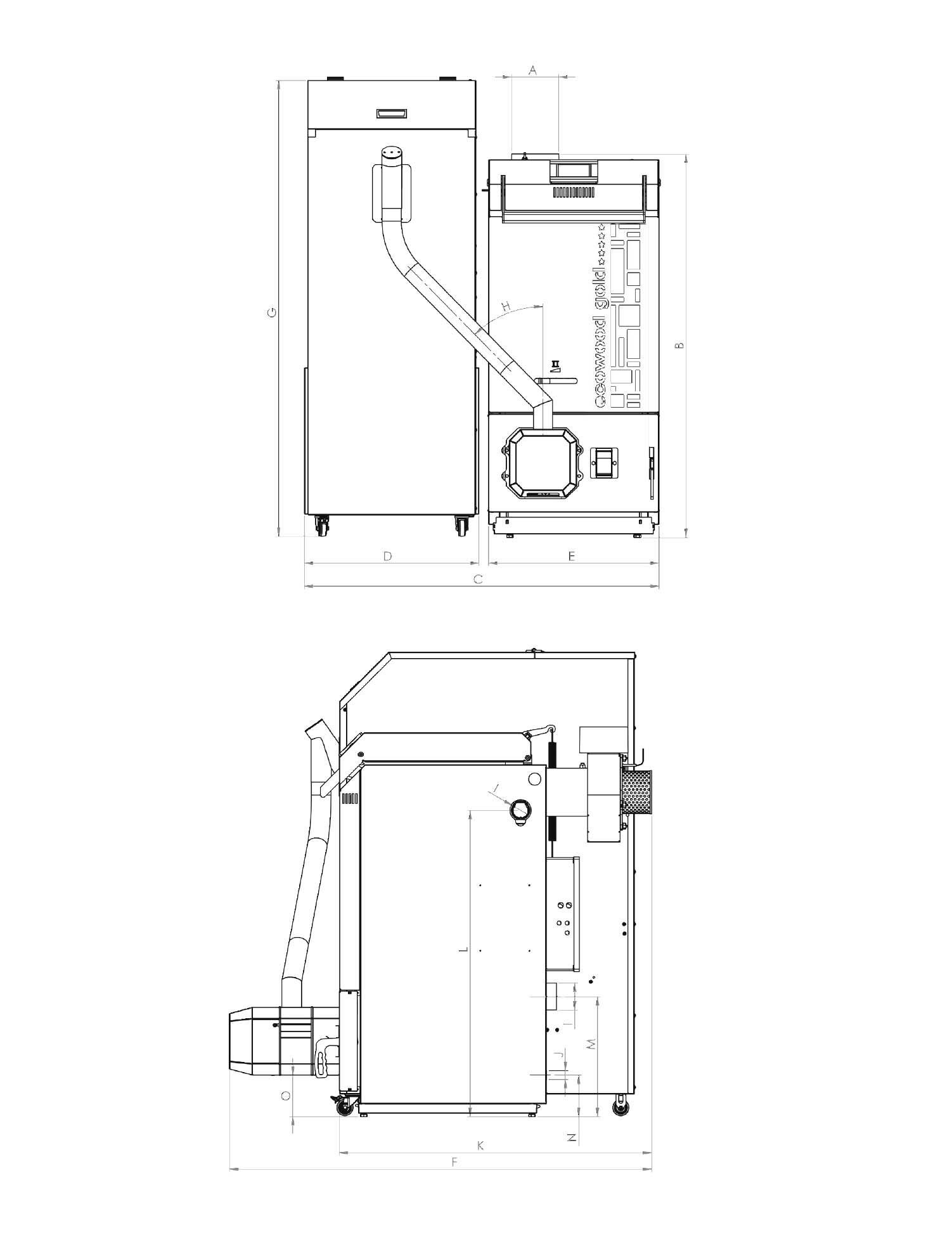 Дровяной котел с вращающейся горелкой CTM ECOWOOD GOLD COMBI ARCH-00068495 - Вид №2