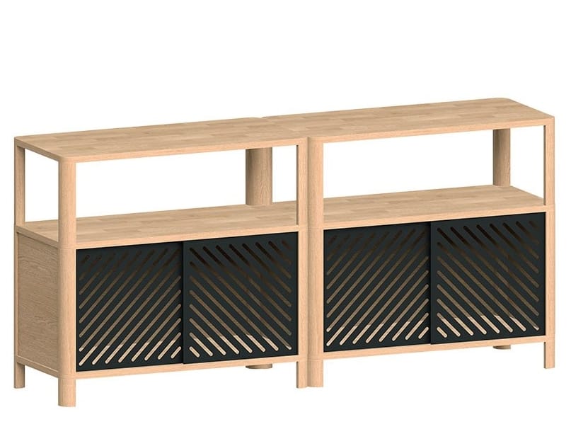 Шкаф из массива дерева с раздвижными дверями Woodendot Cloe ARCH-00137533 - Вид №3