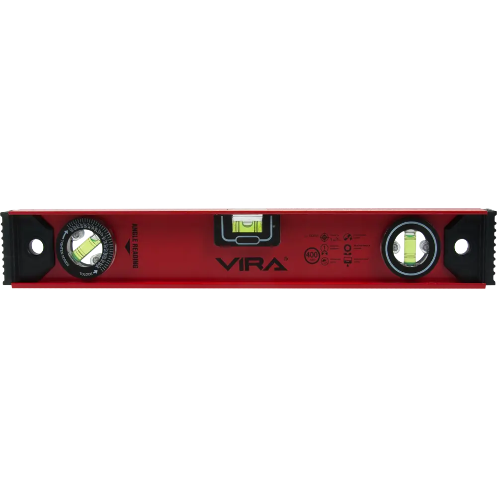 Уровень Vira 400 мм с 3 глазками STLM-2139051 - Вид №3