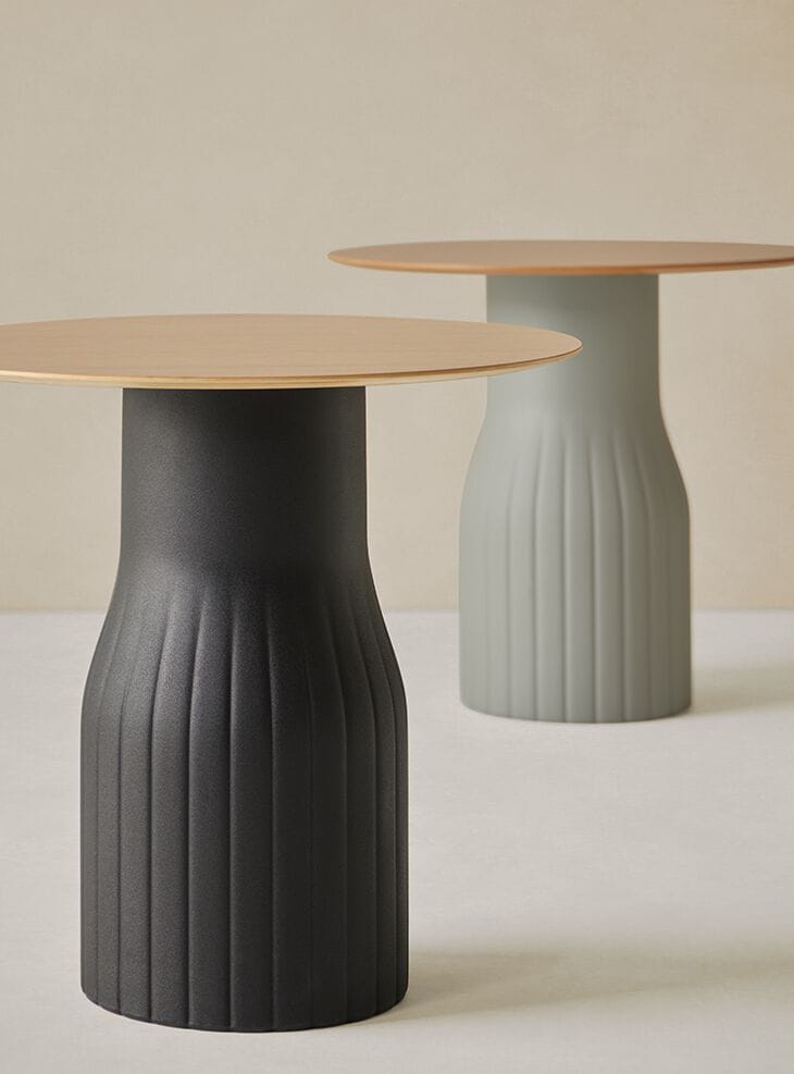 Круглый стол с основанием из переработанного полиэтилена Mobboli Kurt ARCH-00147187 - Вид №4