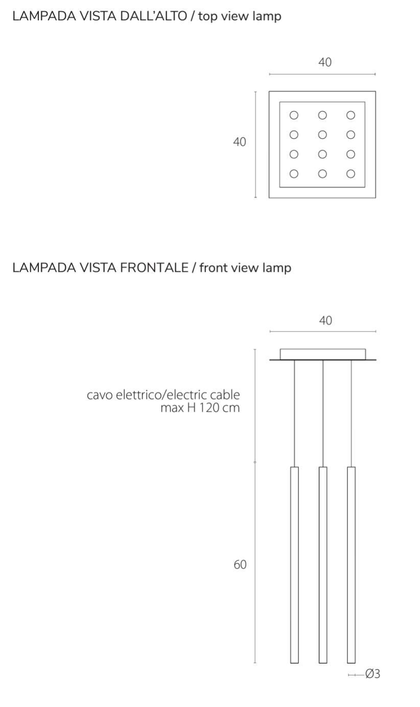 Окрашенный металлический подвесной светильник RIFLESSI стилус ARCH-00026856 - Вид №1