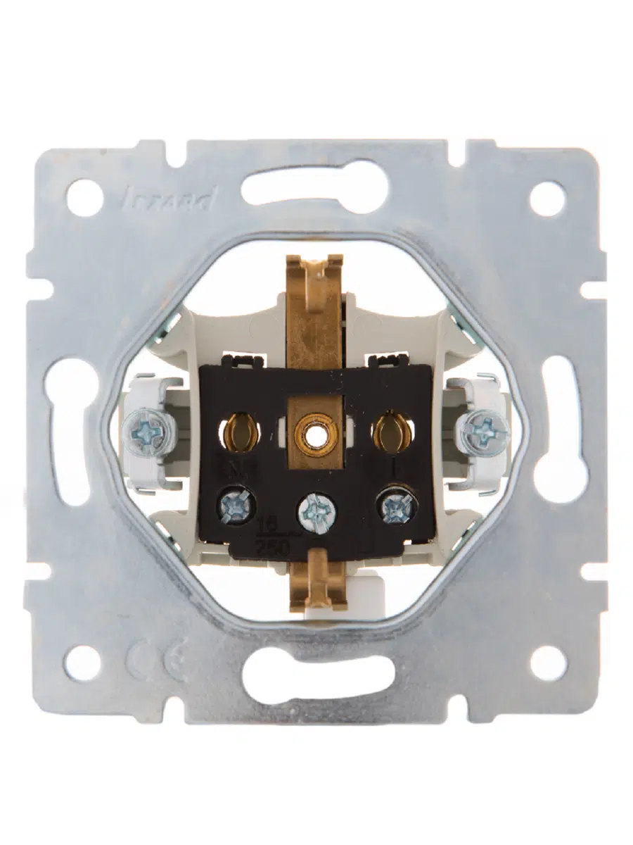 KARINA Розетка с защитой от детей сз кремовый LEZARD 707-0388-124В - Вид №7