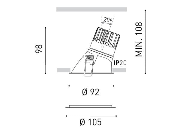 Утопленный светодиодный прожектор Arkoslight своп ARCH-00087701 - Вид №16