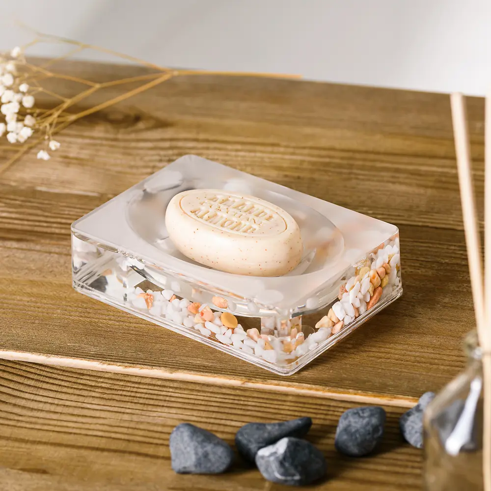 Мыльница Moroshka Verran Luna акрил цвет прозрачный STLM-2074250 - Вид №4