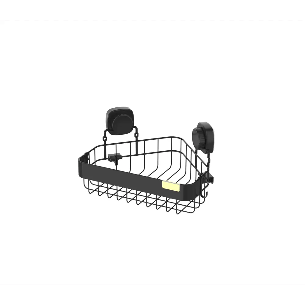 Полка для душа Iddis Soul LM001WC1Bi44 угловая 1 ярус цвет черный STLM-2072395