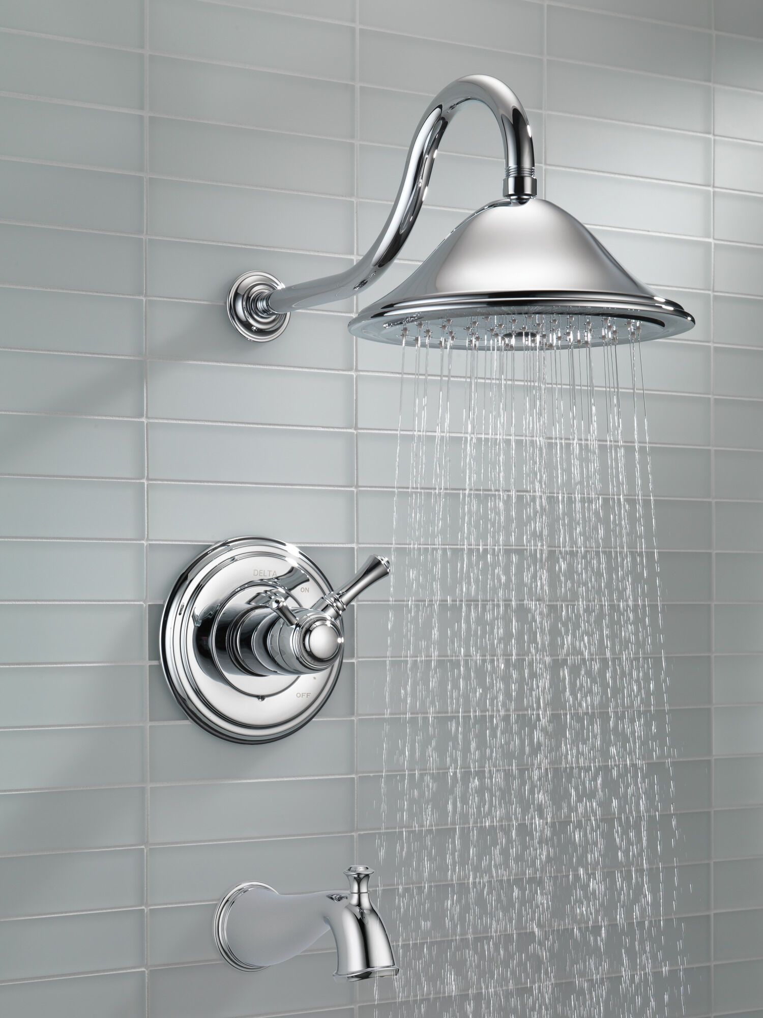 T17T497 Для ванны и душа TempAssure® серии 17T Delta Faucet Cassidy Хром  - Вид №2