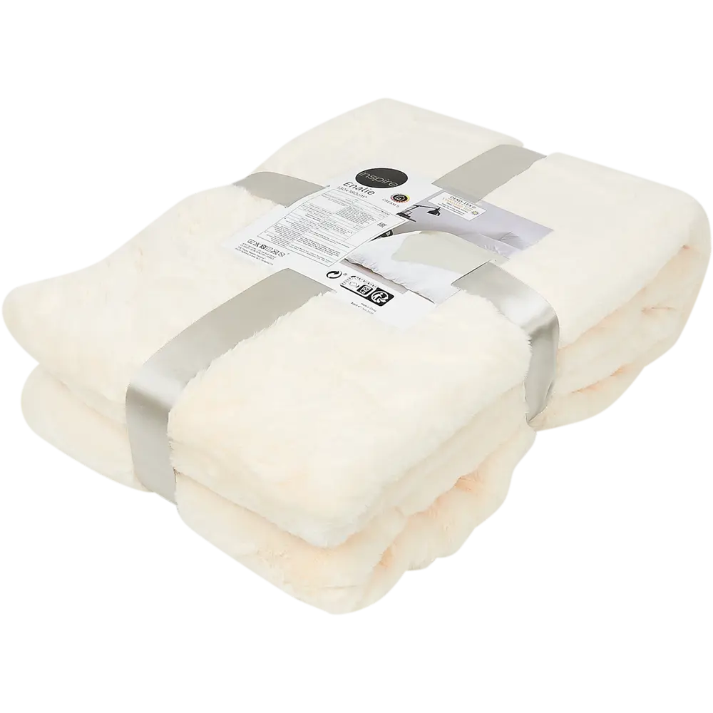 Плед Inspire Enalie Cream 5 200x220 см полиэстер цвет кремовый STLM-2161686 - Вид №2