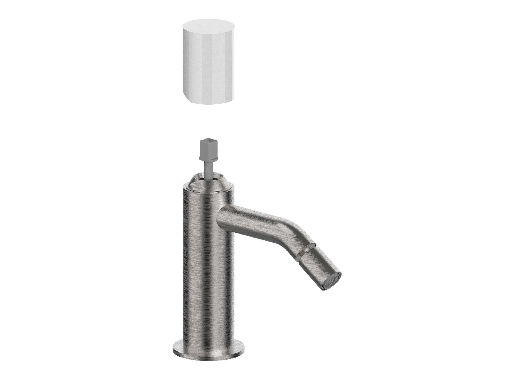 Смеситель для биде из нержавеющей стали с ограничителем расхода Rubinetterie Frattini Pepe XLS 316 ARCH-00055029