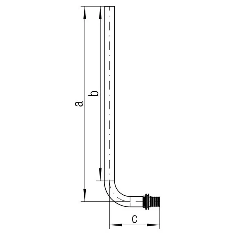 Трубка Rehau Rautitan для подключения радиатора Г-образная 16/250мм 266242 STLM-2186059 - Вид №4