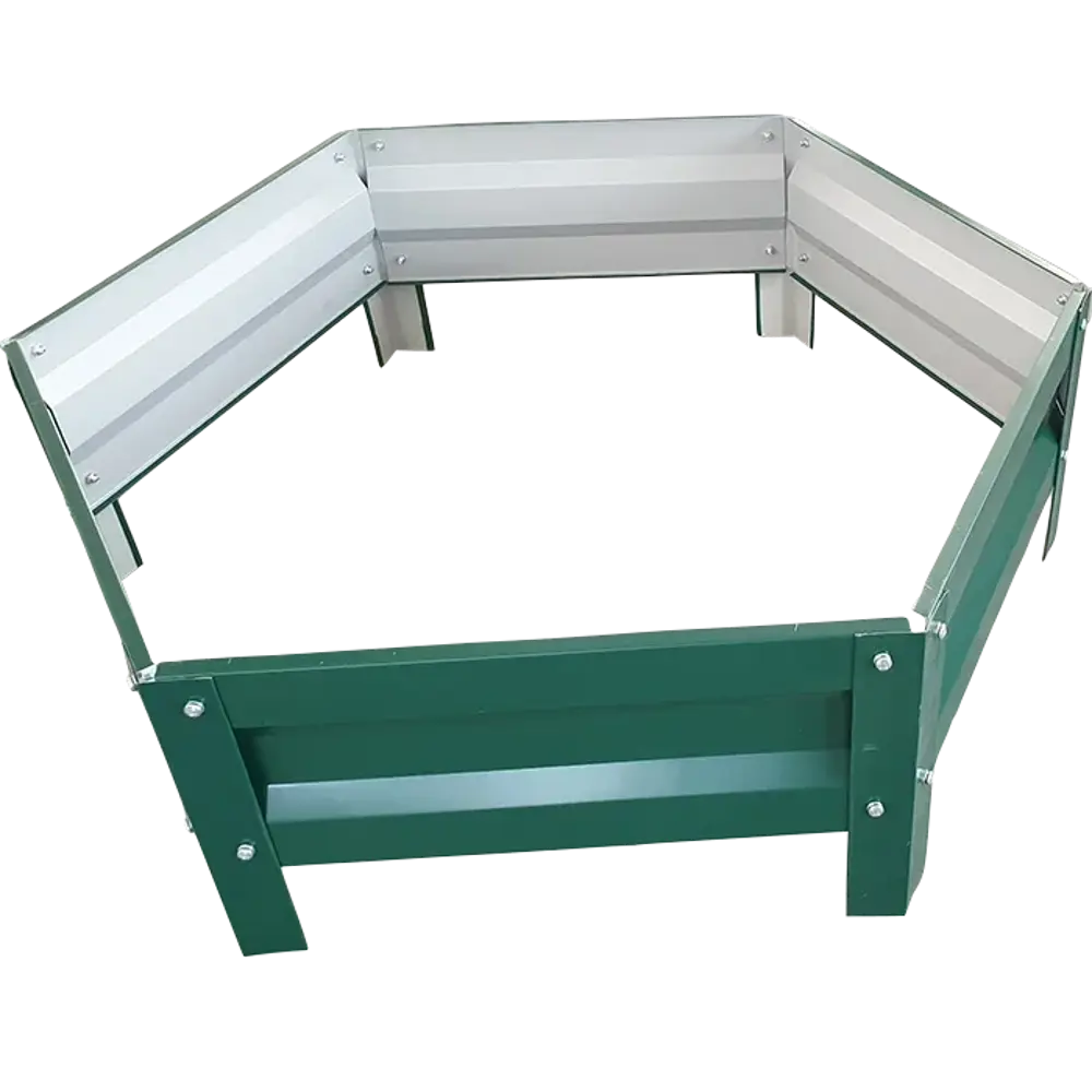 Клумба одноярусная ø80  h20 см сталь зеленый Santreyd STLM-2112070