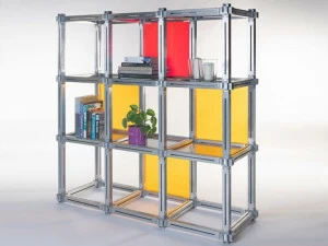 KEIGIO® Модульный самонесущий открытый книжный шкаф Keigio®️ shelf