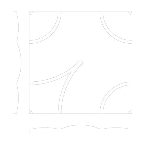 3D-панель из натурального дерева с двойным изгибом MOKO BURAN ARCH-00101645 - Вид №7