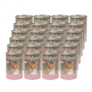 ПР0037898*24 Корм для кошек My Lady Classic кусочки в соусе, кролик конс. 415г (упаковка - 24 шт) Dr. ALDER`s