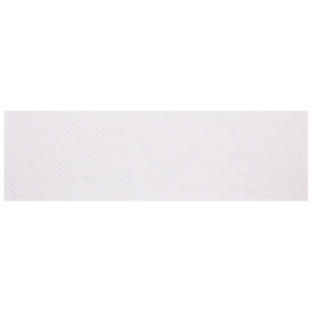 Глазурованный керамогранит Belani Матео 7.5x25 см 0.79 м² цвет белый текстурированный STLM-2010589 - Вид №1