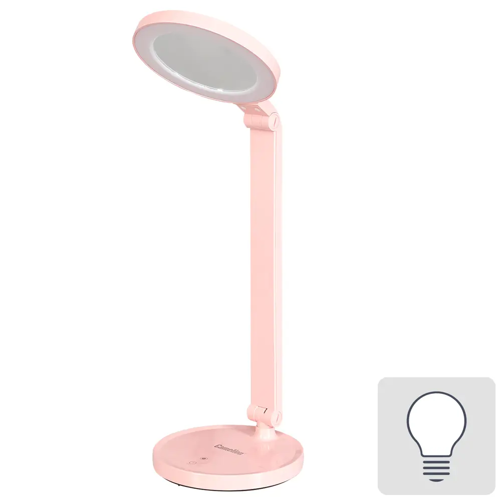 Рабочая лампа настольная светодиодная Camelion KD-824 с косметическим зеркалом STLM-2138233