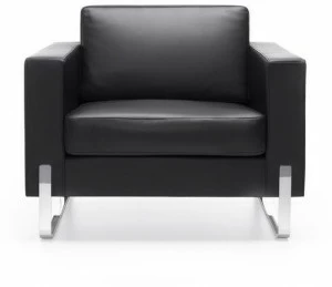 profim Кожаное кресло с салазками и подлокотниками Myturn sofa