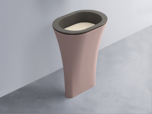 AMLA65-FN+AMPILO-LN+AMCOLO-CP Раковина Amedeo Ovale отдельностоящая cielo Enjoy + Amedeo