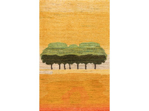 Прямоугольный шерстяной ковер