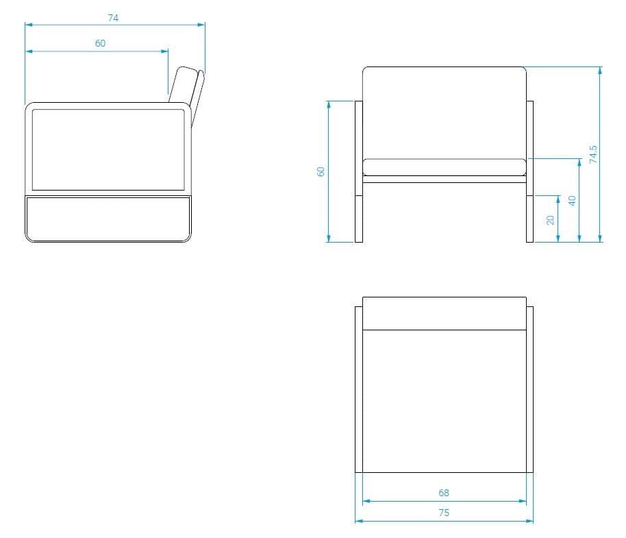 Винтажное стильное бархатное съемное мягкое кресло RED EDITION плетеная ARCH-00037426 - Вид №13