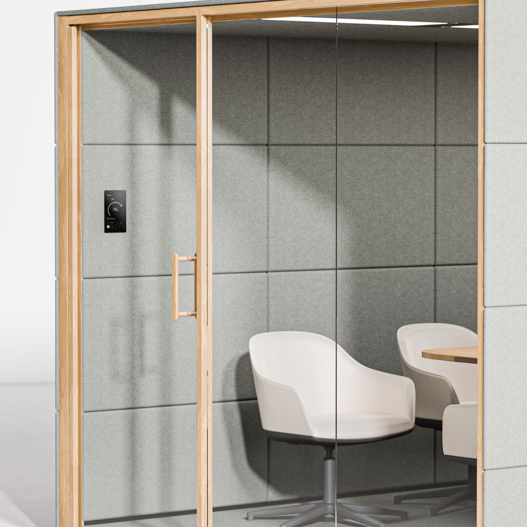 Многосторонняя акустическая офисная кабина со встроенным освещением SilentLab GEN4 ARCH-00110688 - Вид №1