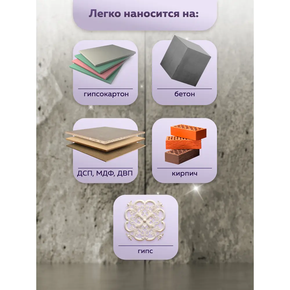 Штукатурка декоративная Farbitex Profi Арт-бетон цвет серый 15 кг STLM-2145886 - Вид №5