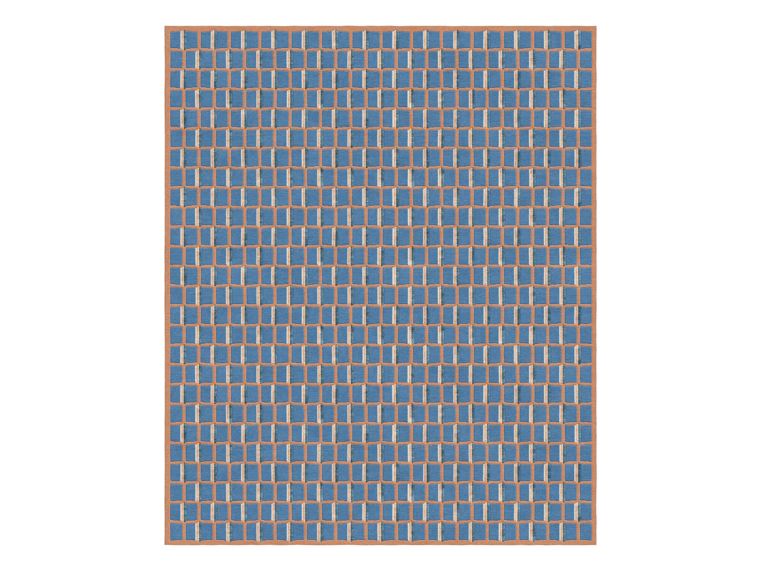 Прямоугольный ковер ручной работы Tapis Rouge узор ARCH-00057346