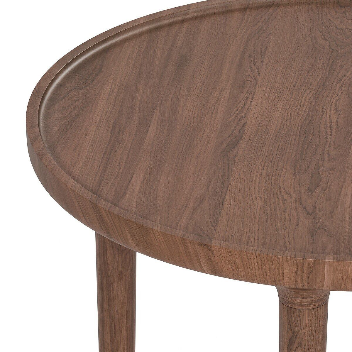 Круглый журнальный столик из грецкого ореха AMPM MAGOSIA ARCH-00051358 - Вид №7